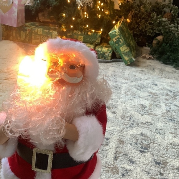 Christmas display figure Christmas Santa with light electrical motion mode decor - Picture 8 of 8